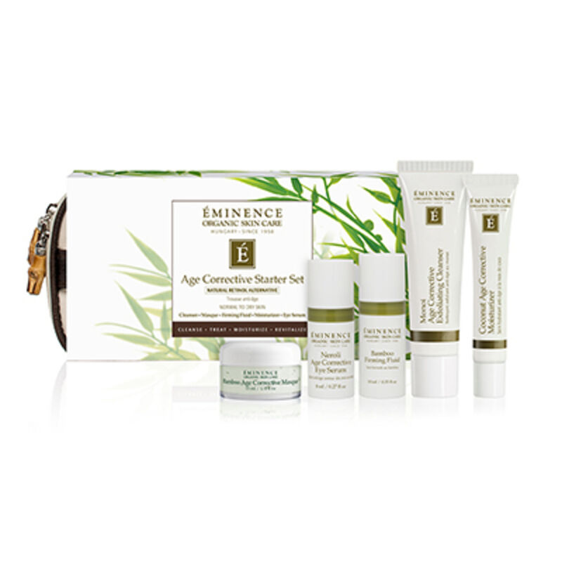 eminence organic skin care age corrective starter set